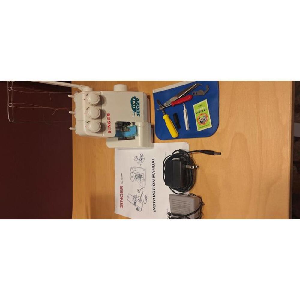 Singer Tiny Serger Sewing Machine with Accessories- Model TS380+
